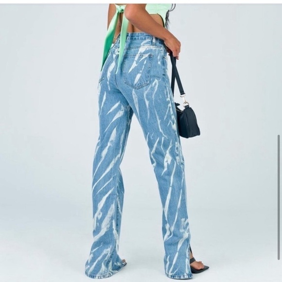Lioness Alabama Jean Tie Dye Denim High Wasted size S - Picture 1 of 6